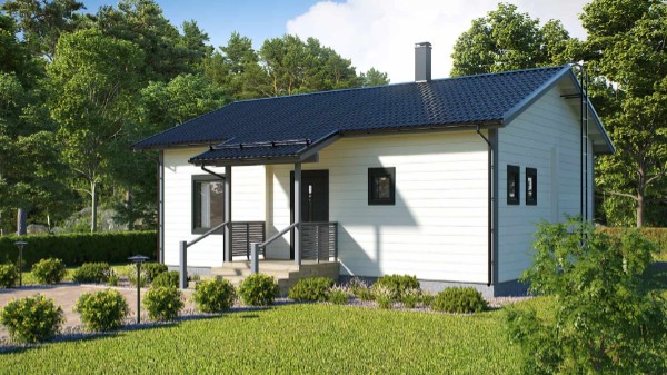 Дом из бруса 11 на 8 м